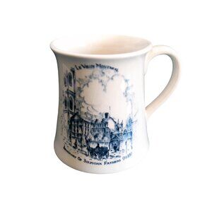 Vintage Le Vie ux Montreal-Crown Devon Ironstone England-4.5" Tankard Mug